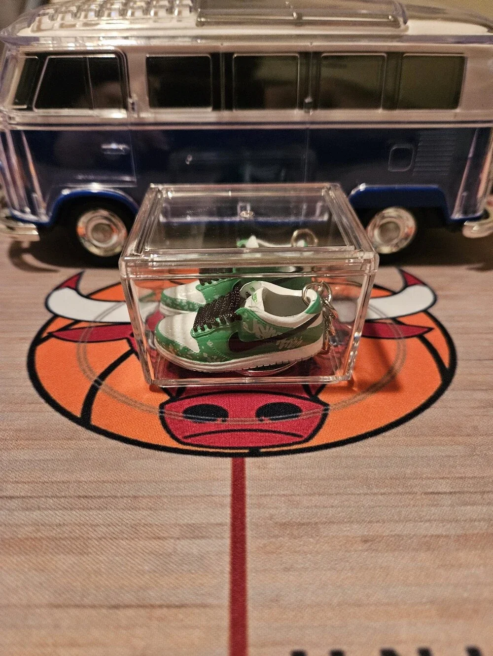 Pair of Mini sneaker keychain.